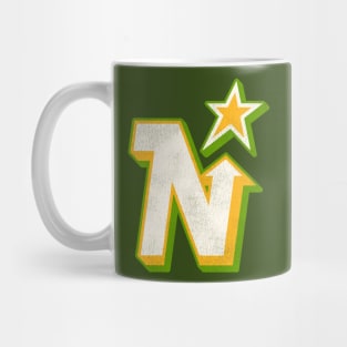 Defunct Minnesota North Stars Hockey Team Mug